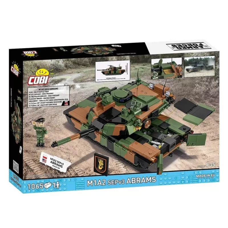 Stavebnica Cobi M1A2 SEPV3 Abrams model s 1 065 kockami