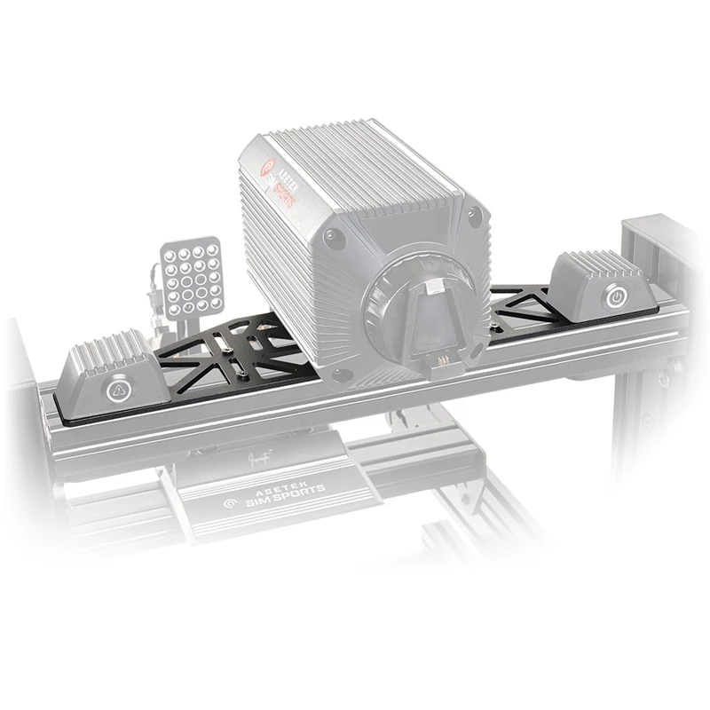 Montážny držiak Asetek SimSports 460×120×5 mm, oceľ, čierny