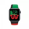 Remienok Apple 44mm čierny Unity Sport Band S/M čierny zelený červený