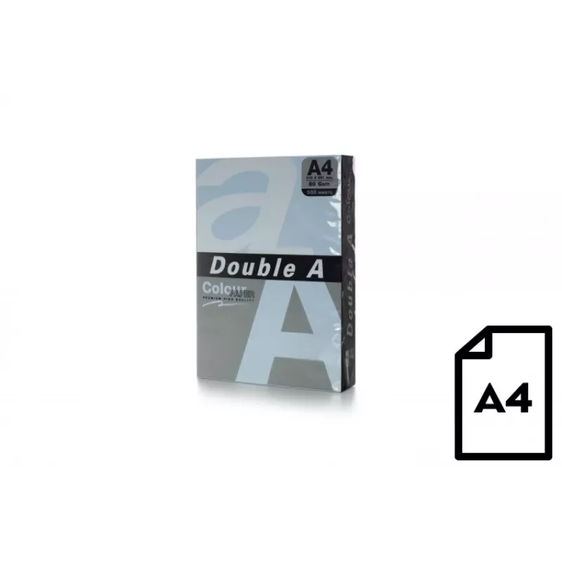 Farebný papier Double A, 80 g, A4, 500 listov, Ocean