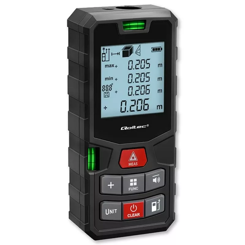 Laserový diaľkomer s vodováhou 120m