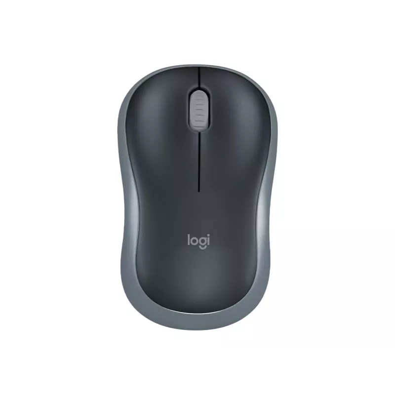 Logitech M185 bezdrôtová optická myš obojručná sivá 910-002238