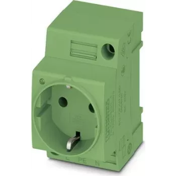 Phoenix Contact zásuvka na DIN lištu EO-CF/UT/LED/GN obsah: 1 ks (804027)
