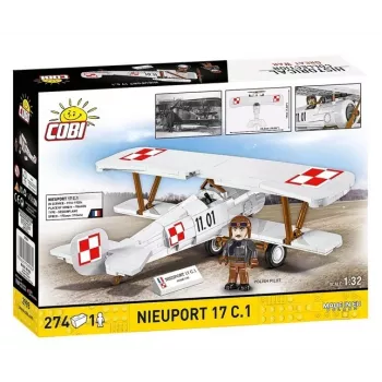 Stavebnica Cobi Nieuport 17 C.1 274-dielna modelárska sada