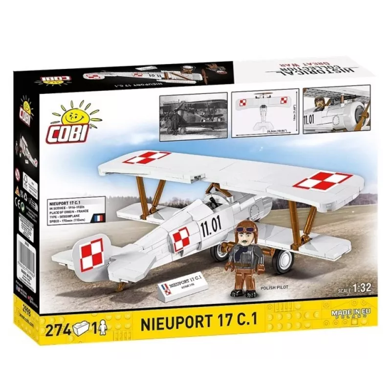 Stavebnica Cobi Nieuport 17 C.1 274-dielna modelárska sada