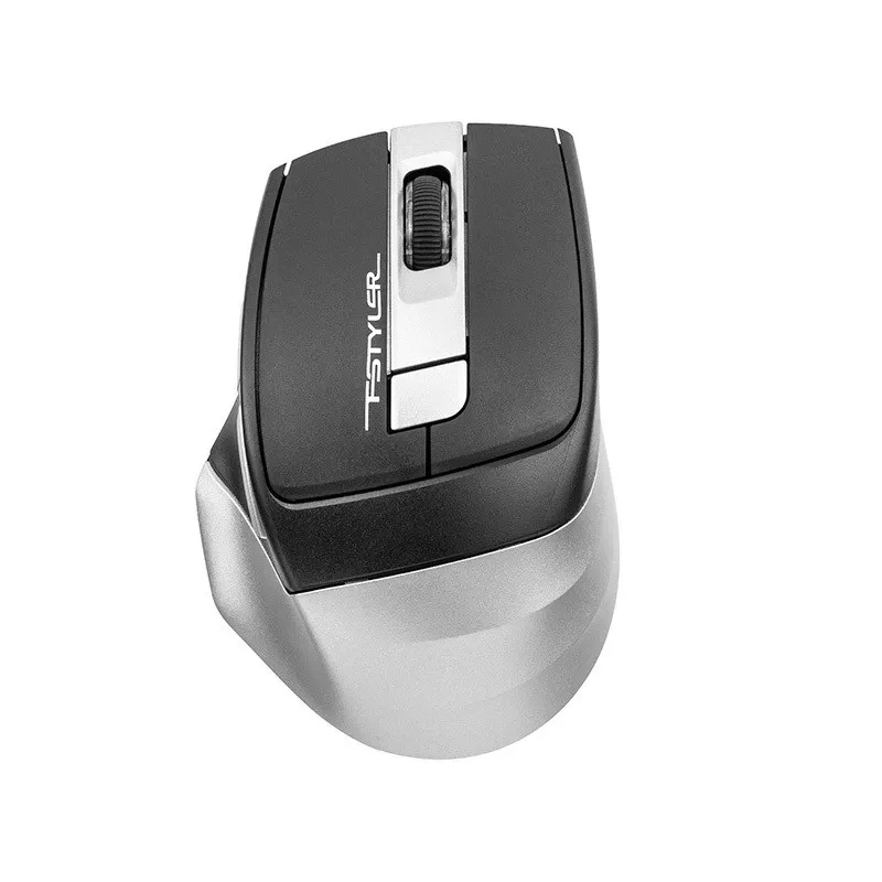 Bezdrôtová myš A4Tech FB35 (model 46717) – Bluetooth + 2,4 GHz, 2000 dpi, 6 tlačidiel, sivá