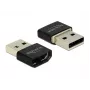 Delock MHL adaptér HDMI-A konektor samica > USB Type-A konektor samec čierny