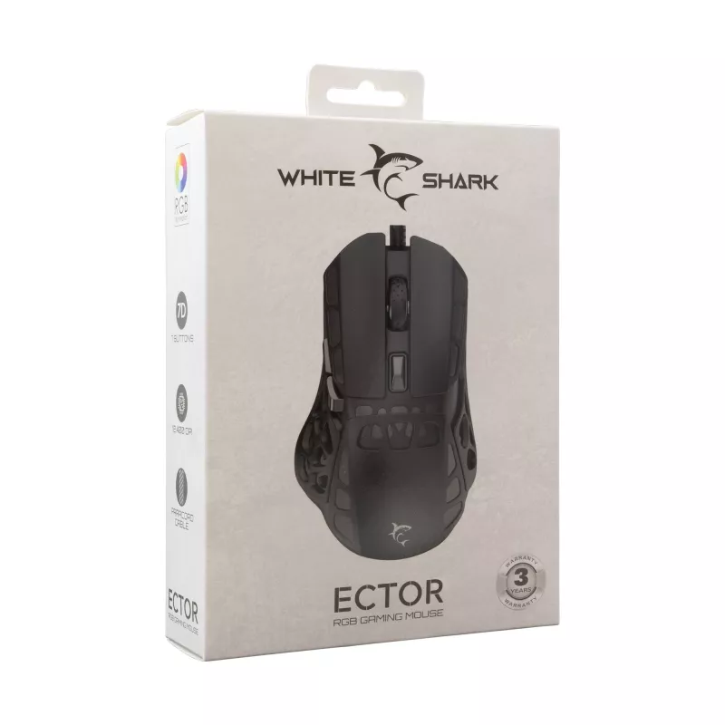 Myš White Shark GM-5016 Ector čierna USB
