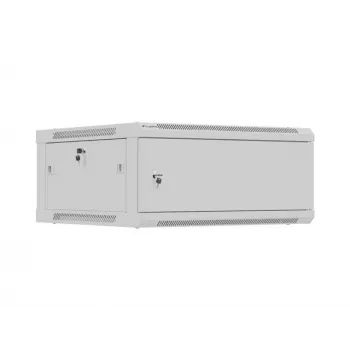 LANBERG 19 palcov nástenný inštalačný rozvádzač 4U 600x600 mm, sivý