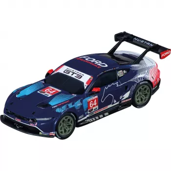Auto CARRERA 50051019 hybrid Ford Mustang GT3 No.64 – integrovaná batéria, odporúčaný vek 12+