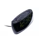 Rádiobudík Adler AD 1121 — rádiobudík, FM/AM tuner, LED displej, záložná batéria, čierny