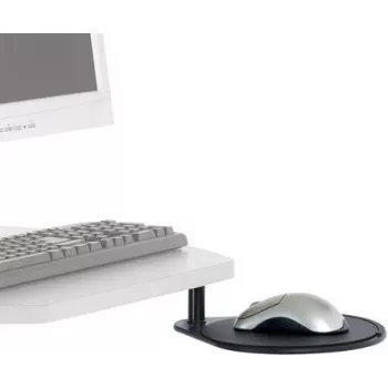 Príslušenstvo k multimediálnemu vozíku polica ERGOTRON 687BK — čierna kompozitná oceľ, 203,2×229 mm, 907 g