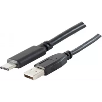 USB kábel S/CONN 77143-1.8 USB 2.0 1,8 m USB A USB C čierny