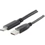 USB kábel S/CONN 77143-1.8 USB 2.0 1,8 m USB A USB C čierny
