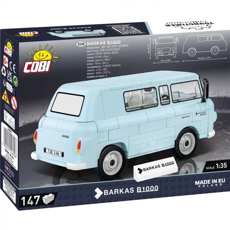 Stavebnica Cobi Barkas B1000 24600 modelová stavebnica mierka 1:35, detailné kocky