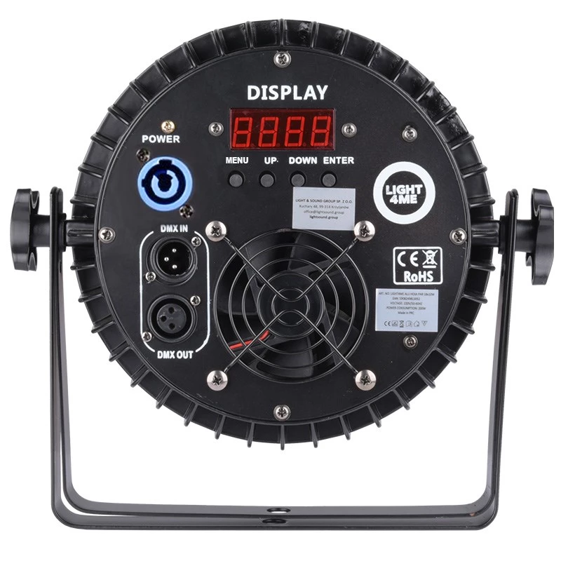 LIGHT4ME ALU QUAD PAR 18x6W RGBW - pódiový reflektor