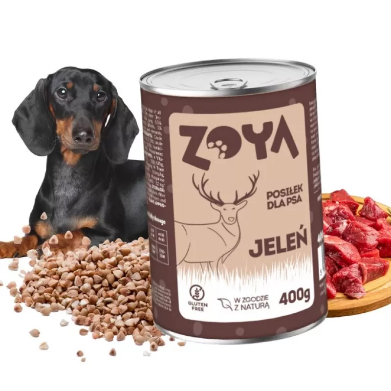 ZOYA Jelen - mokré krmivo pre psov - 400 g