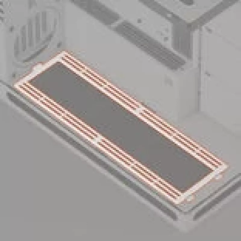 HAVN HS 420 spodný držiak ventilátorov - biely