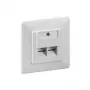 Sieťová zásuvka pod omietku Goobay CAT 6, 2x RJ45 tienená, biela