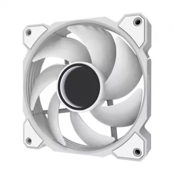 Chladiaci ventilátor Darkflash DR08 (biela) — ventilátor do skrine/CPU, model DR08 biela, jeden 120-mm ventilátor