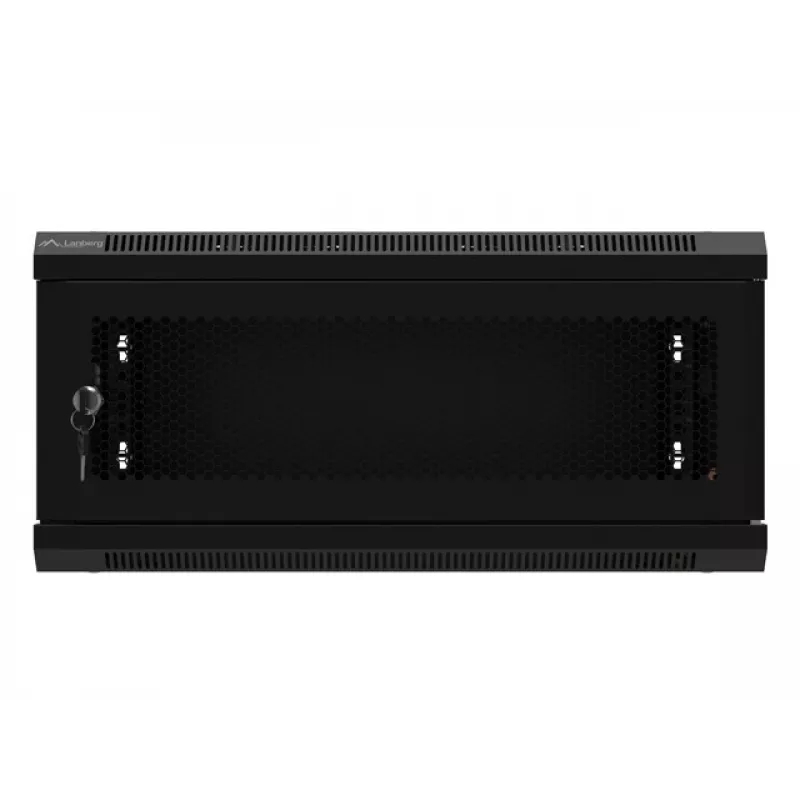 Lanberg WF01-6404-23B rack rozvádzač 4U nástenný čierny