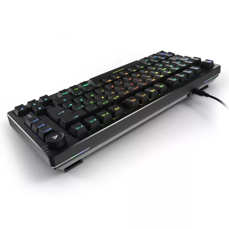 Sharkoon SGK25 klávesnica Home USB QWERTZ nemecká čierna 75% RGB LED