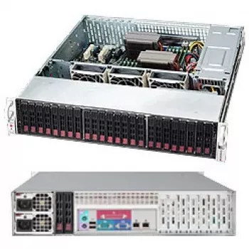 Supermicro SC216 BE1C-R920LPB - Rack - rack-mountable - 2U - vylepšený, rozšírený ATX - SATA/SAS - Hot-Swap 920 Watt - Black