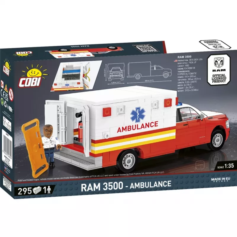 Stavebnica Cobi RAM 3500 Ambulance model 24609 stavebnica