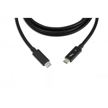 Thunderbolt kábel Lenovo 4Z51A40455 — 2 m, 40 Gbit/s, konektor samec na konektor samec, čierny