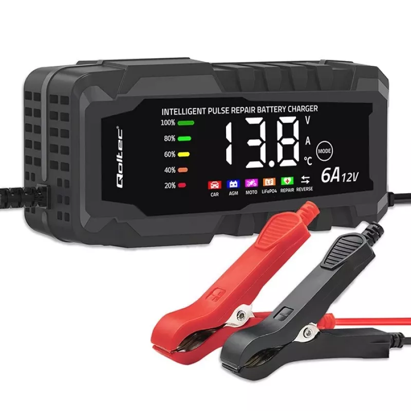 Nabíjačka 12V 6A usmerňovač s funkciou opravy