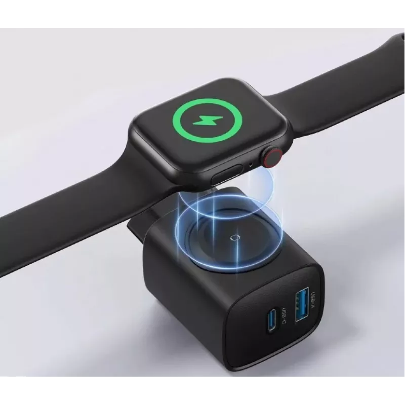 USB-A USB-C nabíjačka 20W PowerDelivery Quick Charge 3.0, čierna