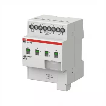 Spínací aktor 4-kanálový, 16 A, C-záťaž, ABB REG SA/S4.16.6.2