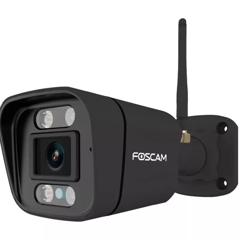 Foscam V8P vonkajšia bullet WiFi kamera, 8 MP 4K (3840x2160), dvojpásmové WiFi, reflektor, siréna, nočné videnie, čierna