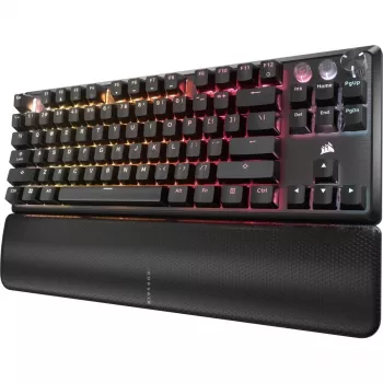 Mechanická tenkeyless klávesnica CORSAIR K70 PRO TKL — RGB podsvietenie, kompaktné rozloženie