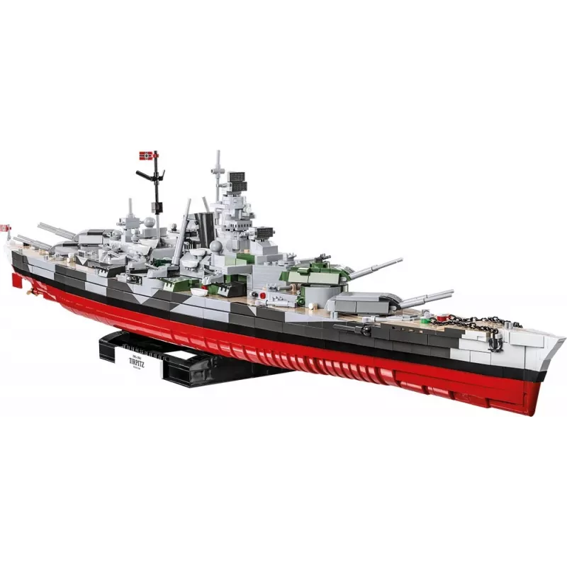 COBI 4839 Historical Collection stavebnica z kociek bojová loď Tirpitz, 2810 prvkov, 1:300