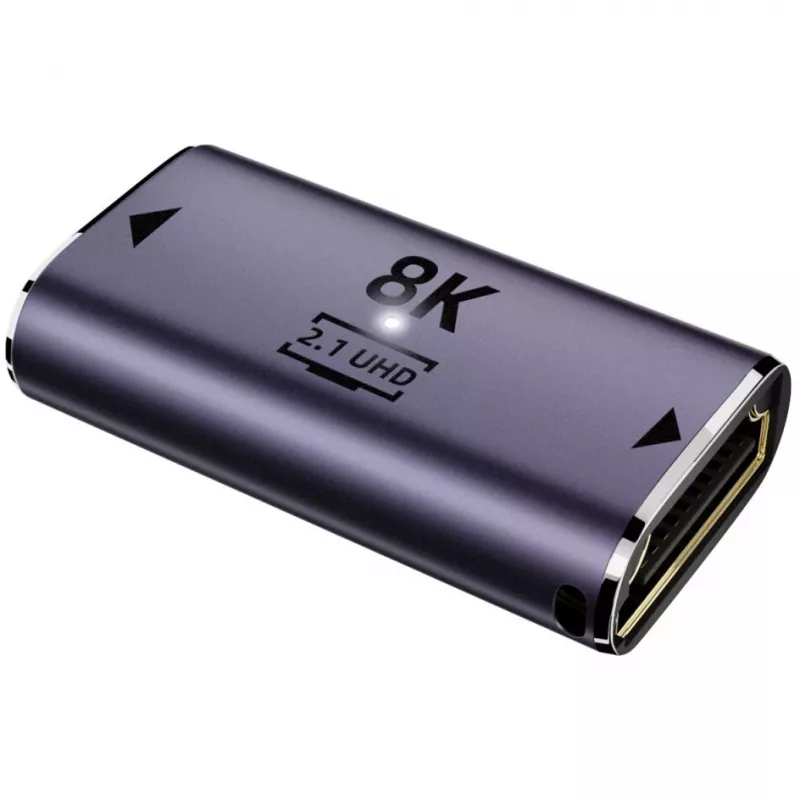 HDMI Type-A na HDMI Type-A káblový adaptér 4smarts 541489, sivý, 4 ks, 40 g