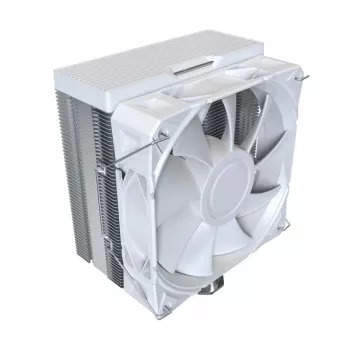 CPU vzduchový chladič Montech NX400, 120-mm ventilátor, biely, rozmery 156×74×120 mm, TDP 270 W
