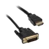 Video kábel adaptér Akasa AK-CBHD06-20BK 2m DVI-D HDMI čierny