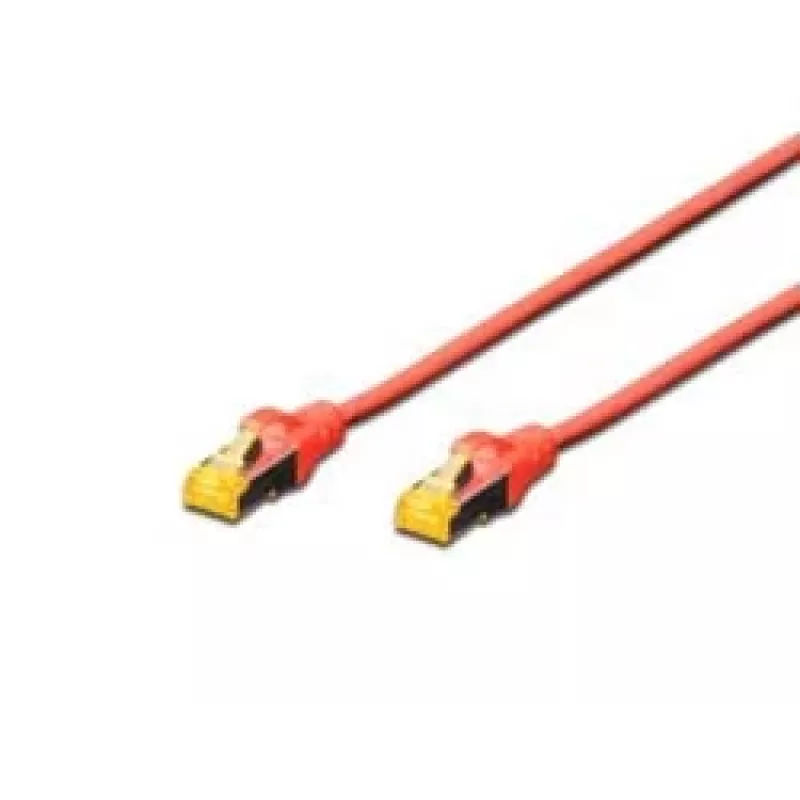 Sieťový kábel Digitus CAT 6A S/FTP RJ-45 Cat6a 2m červený
