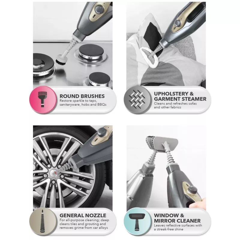 Beldray BEL01732TTVDE 14-in-1 parný čistič