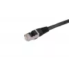Sieťový kábel Extralink LAN patch kábel Kat.5e RJ-45 F/UTP 0,5 m čierny