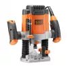 Router/Trimmer Black & Decker KW1200EKA-QS — kompaktná horná fréza s nastaviteľnou hĺbkou, ergonomický dizajn