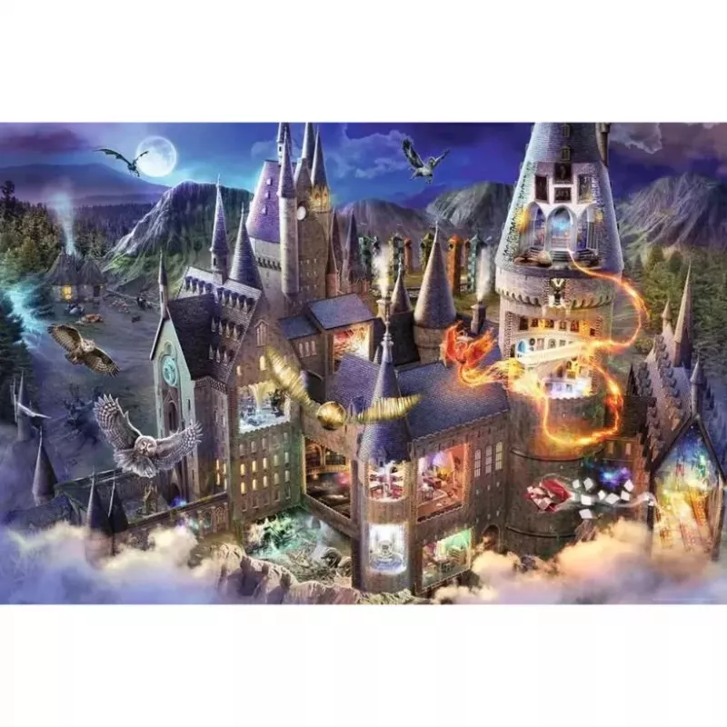 Puzzle Hogwarts interiér (3000 dielikov)