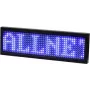ALLNET menovka elektronická programovateľná Serial - farba modrá
