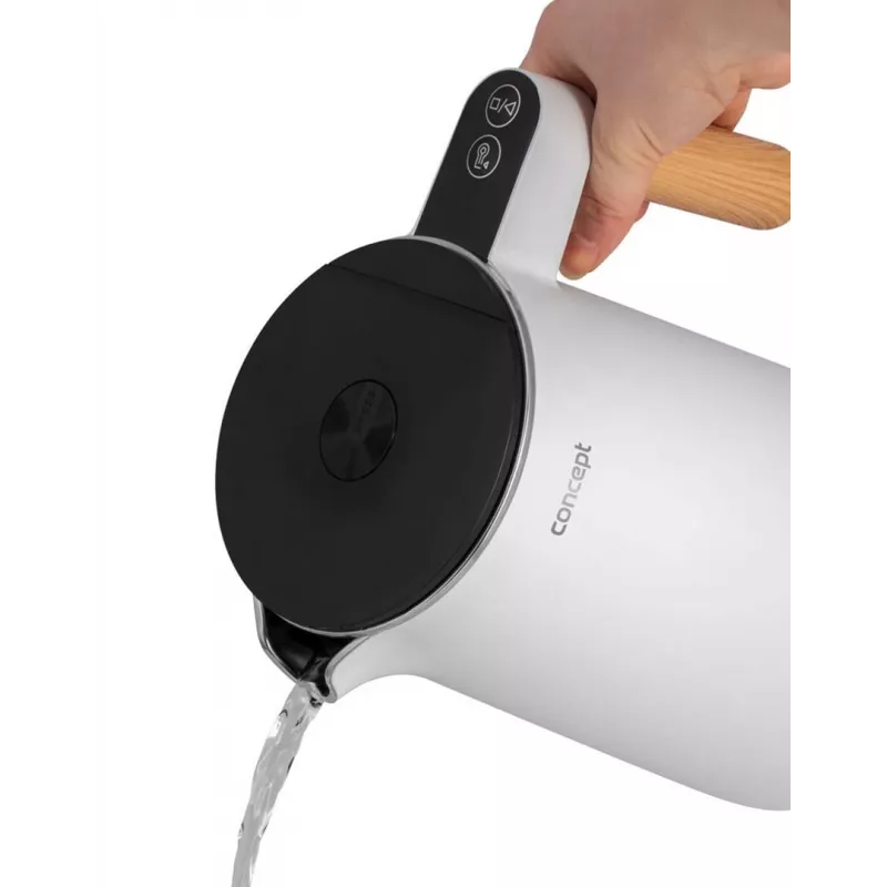 Kanvica z nehrdzavejúcej ocele biela 1,5 l Salt & Pepper Concept RK3300