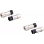 Sada koaxiálnych F kompresných konektorov ShiverPeaks 85029-A-SET2 pre 7 mm kábel, 2-dielna
