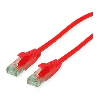 Sieťový kábel ROLINE Recycled Material 21.45.3117 RJ-45 Cat6a 10 m červená