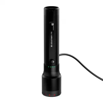 Ručná baterka Ledlenser P7R čierna nabíjateľná LED 1000 lúmenov, 3,7V 21700, IP68, 159 mm, 360 g