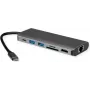 Dokovacia stanica ROLINE 12021123 USB 3.2 Gen 1 Type-C sivá Ethernet 1000 Mbit/s