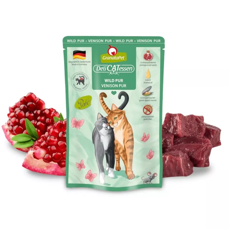 GRANATAPET DeliCATessen jelenie - mokré krmivo pre mačky - 85 g